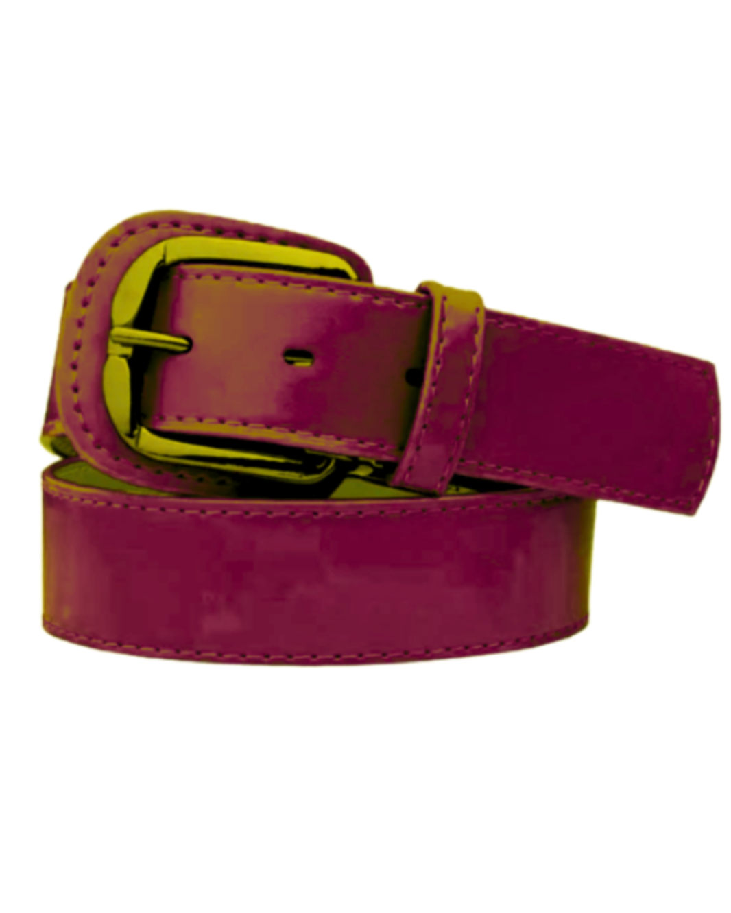 Pro Style Maroon baller Leather Belt