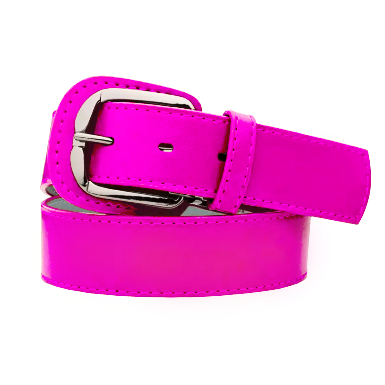 Pro Style Pink Baller Leather Belt