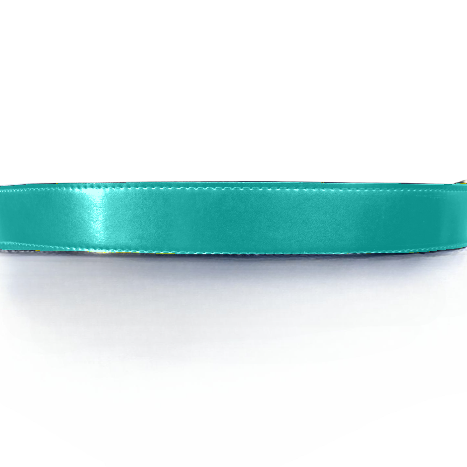 Pro Style Teal Baller Leather Belt
