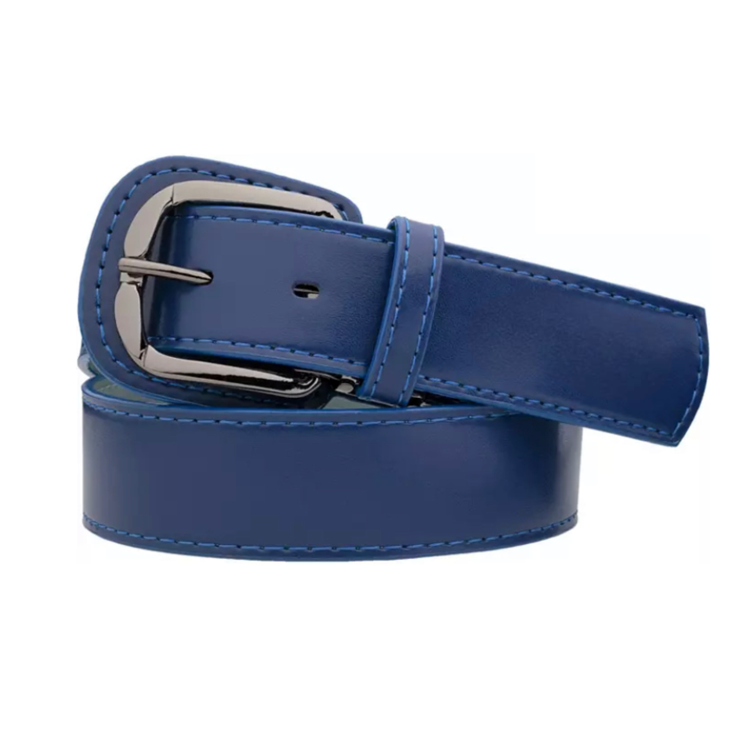 Standard Blue Baller Leather Belt