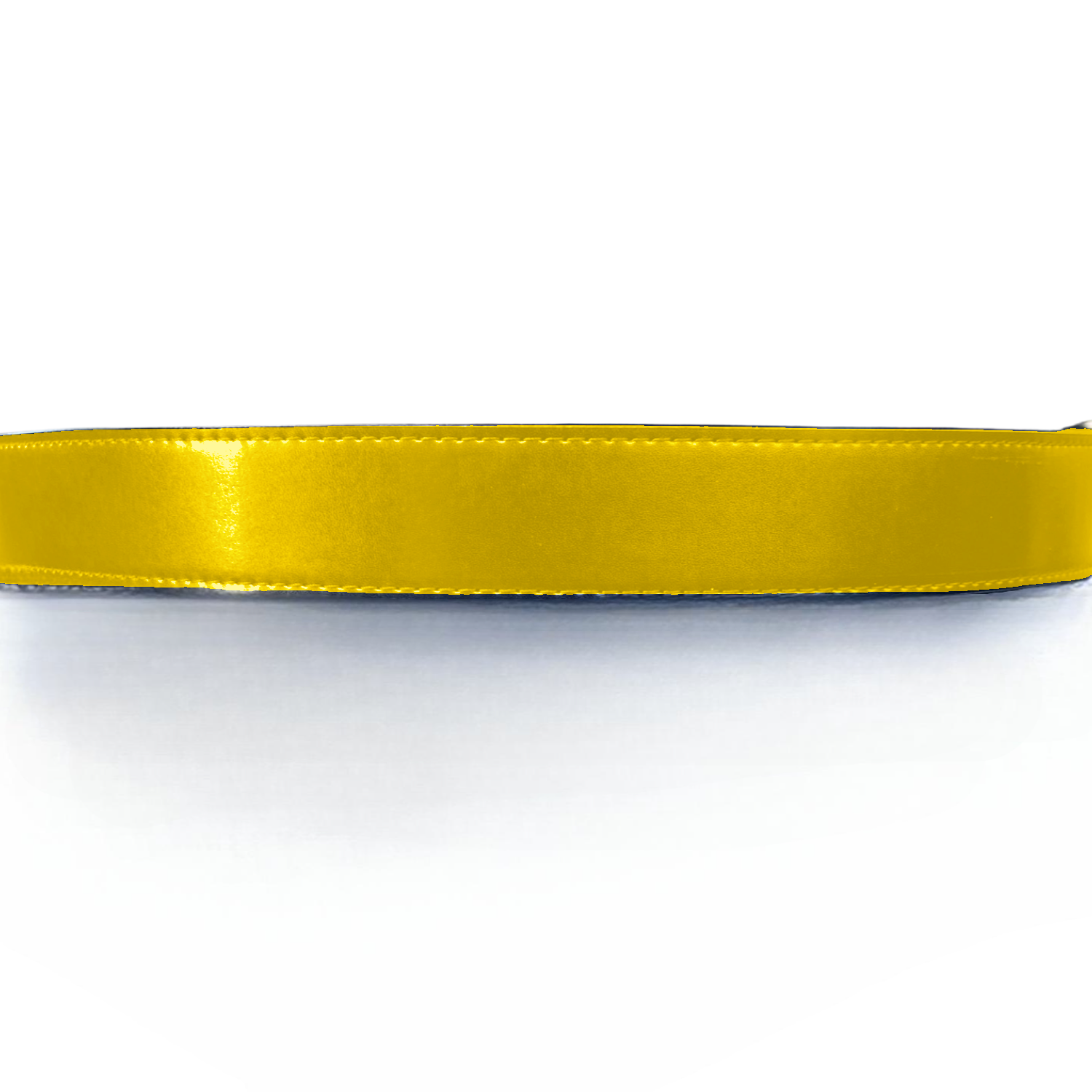 Standard Gold Baller Leather Belt