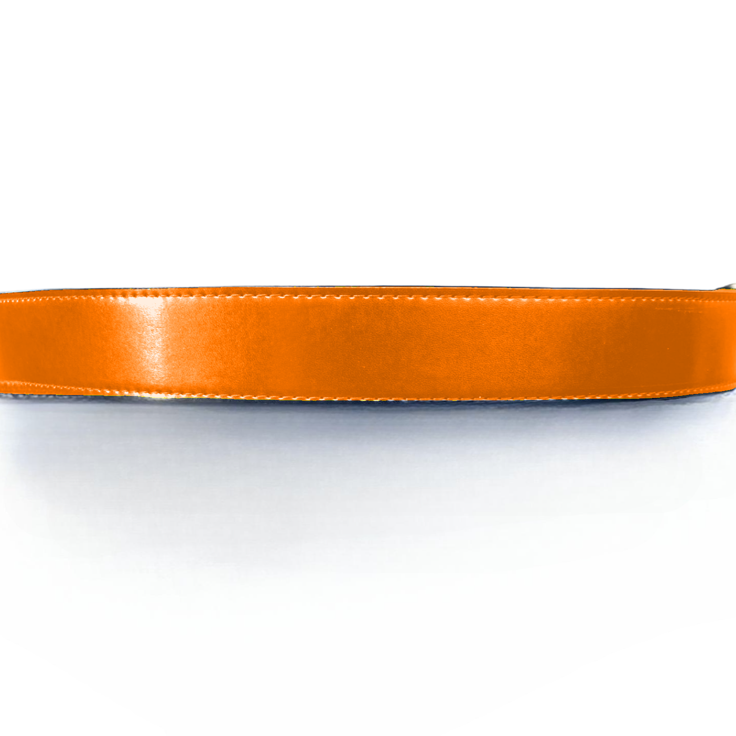 Standard Texas Orange Baller Leather Belt